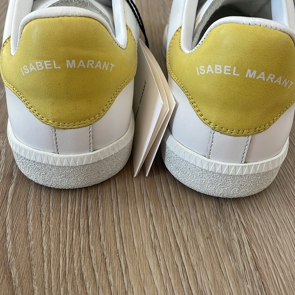[Isabel Marant] Velcro sneakers with yellow accent - Picture 8 of 12